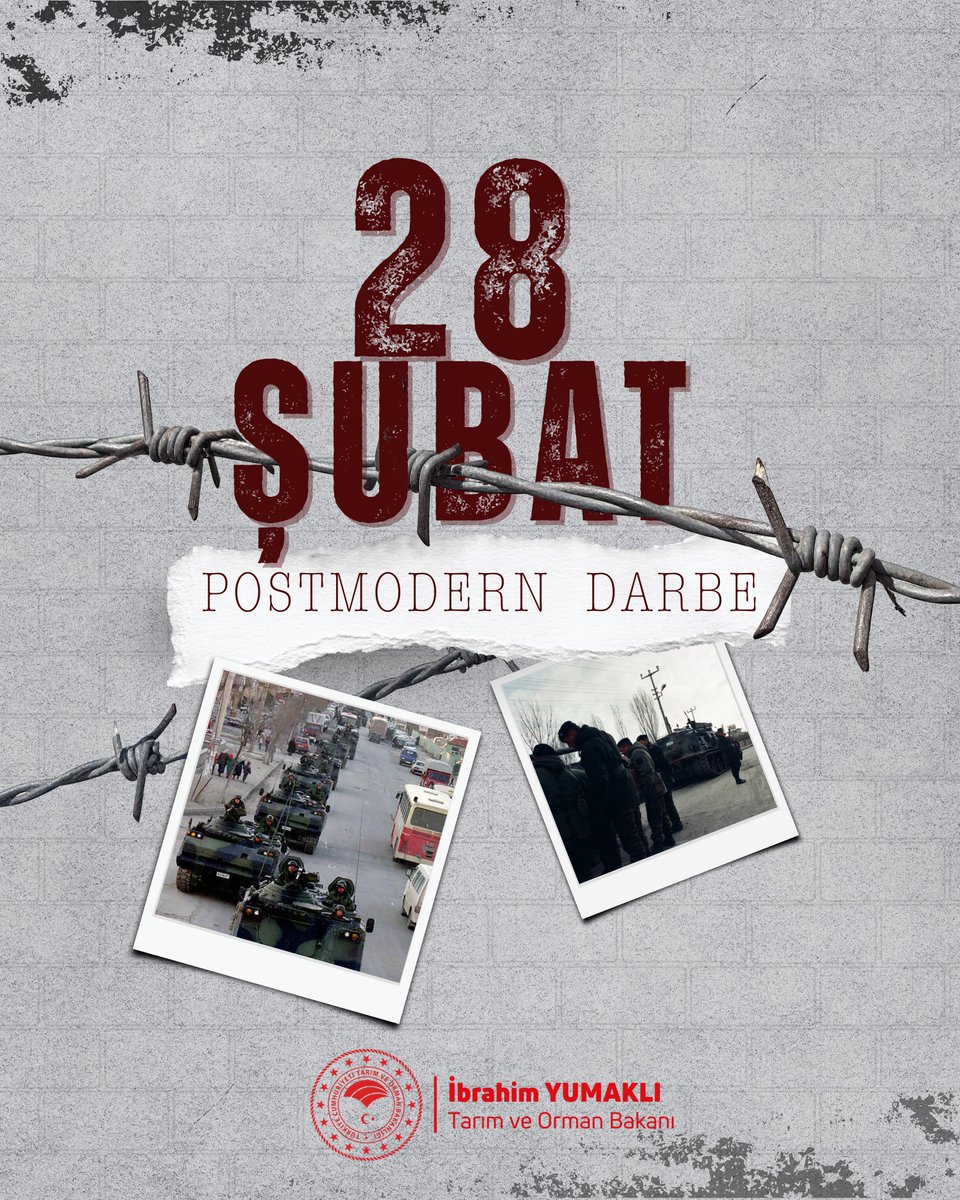 Millet iradesine vesayet gölgesi düşürülmek istenen, inanç ve özgürlüklerin baskı altına alındığı #28Şubat sürecinin üzerinden 29 yıl geçti.

O karanlık dönem; hafızalarımızda bir ibret vesikası, demokrasimiz için ise önemli bir ders olarak yerini aldı.

Cumhurbaşkanımız Sayın