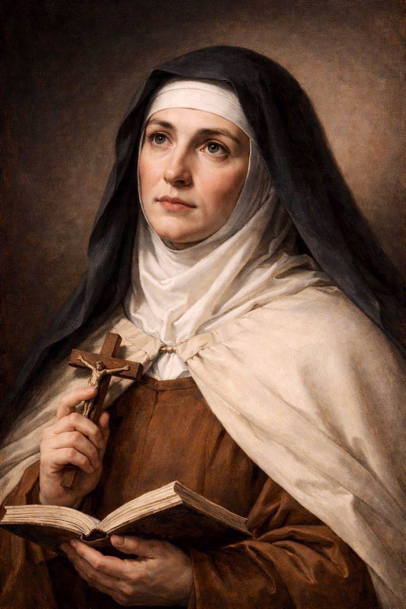 matcherassi's tweet photo. “…in every event the best we can do is leave ourselves in the hands of God.”  

( St. Teresa of Jesus. The Way of Perfection. Chap. 19) https://t.co/GXRYNULUm2