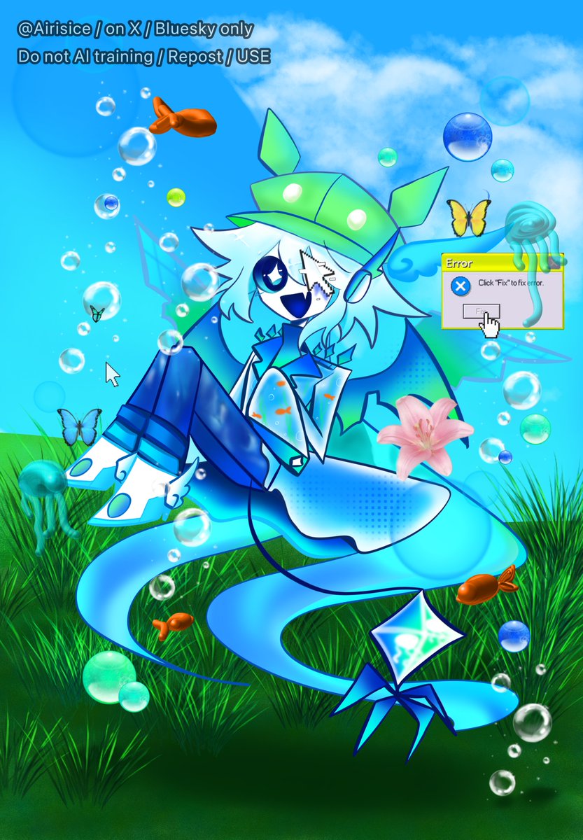 Airisice's tweet photo. 𝘍𝘳𝘶𝘵𝘪𝘨𝘦𝘳 𝘈𝘦𝘳𝘰  AU ° • ~ 🪼
#fanart #Enigmaverse #Barrel #AU #not_official https://t.co/co6hDxkZpT