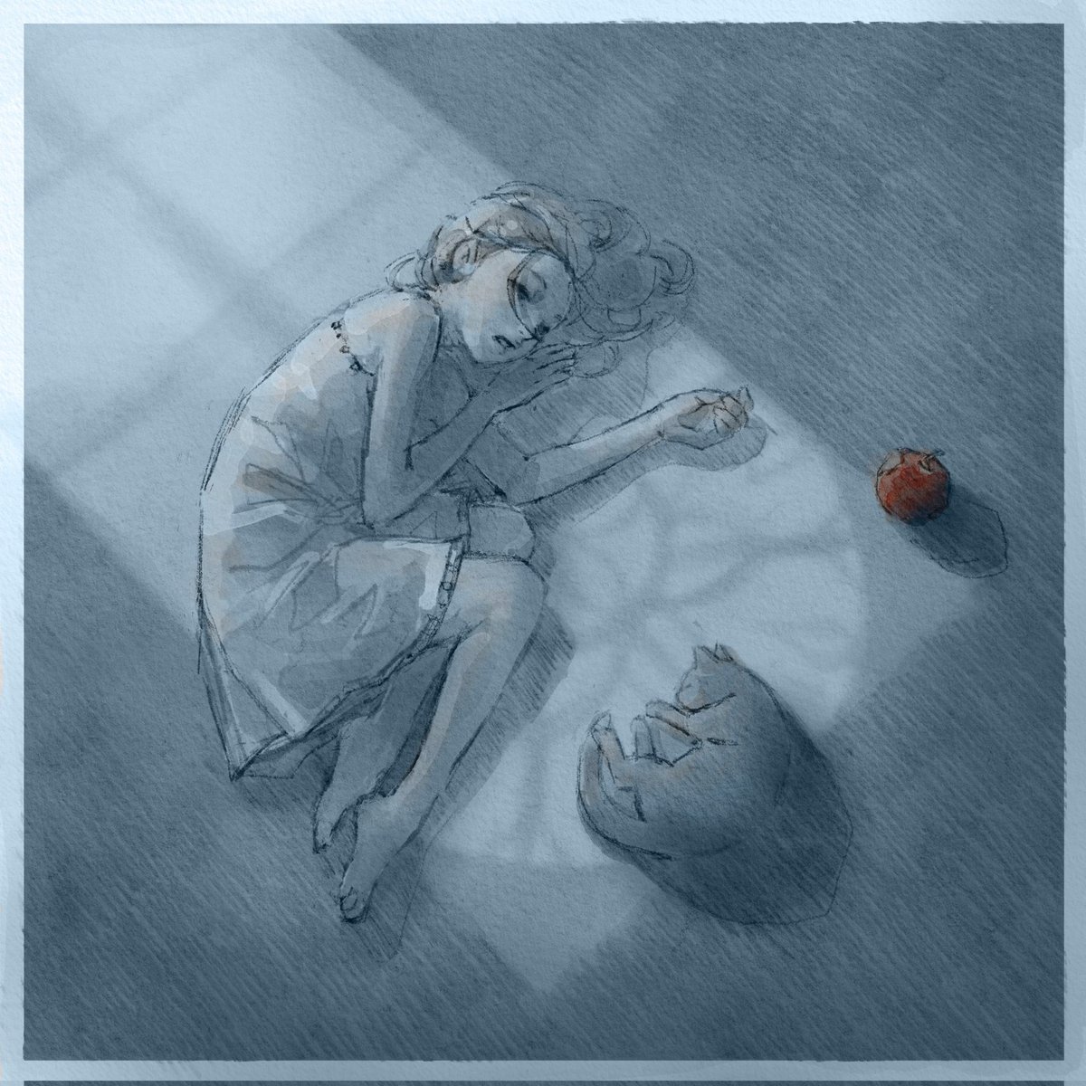 おやすみ
 #イラスト