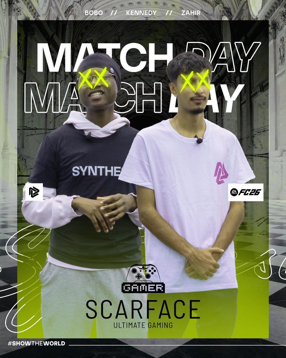 Boksburg, we’ve arrived. 📍

KK and <a href="/not_zahir/">Dips</a> are officially repping the SYNCity colours today at the Scarface Ultimate Gaming Tournament!

Stay tuned for live updates. 📈

#SYNgg #EAFC #Esports