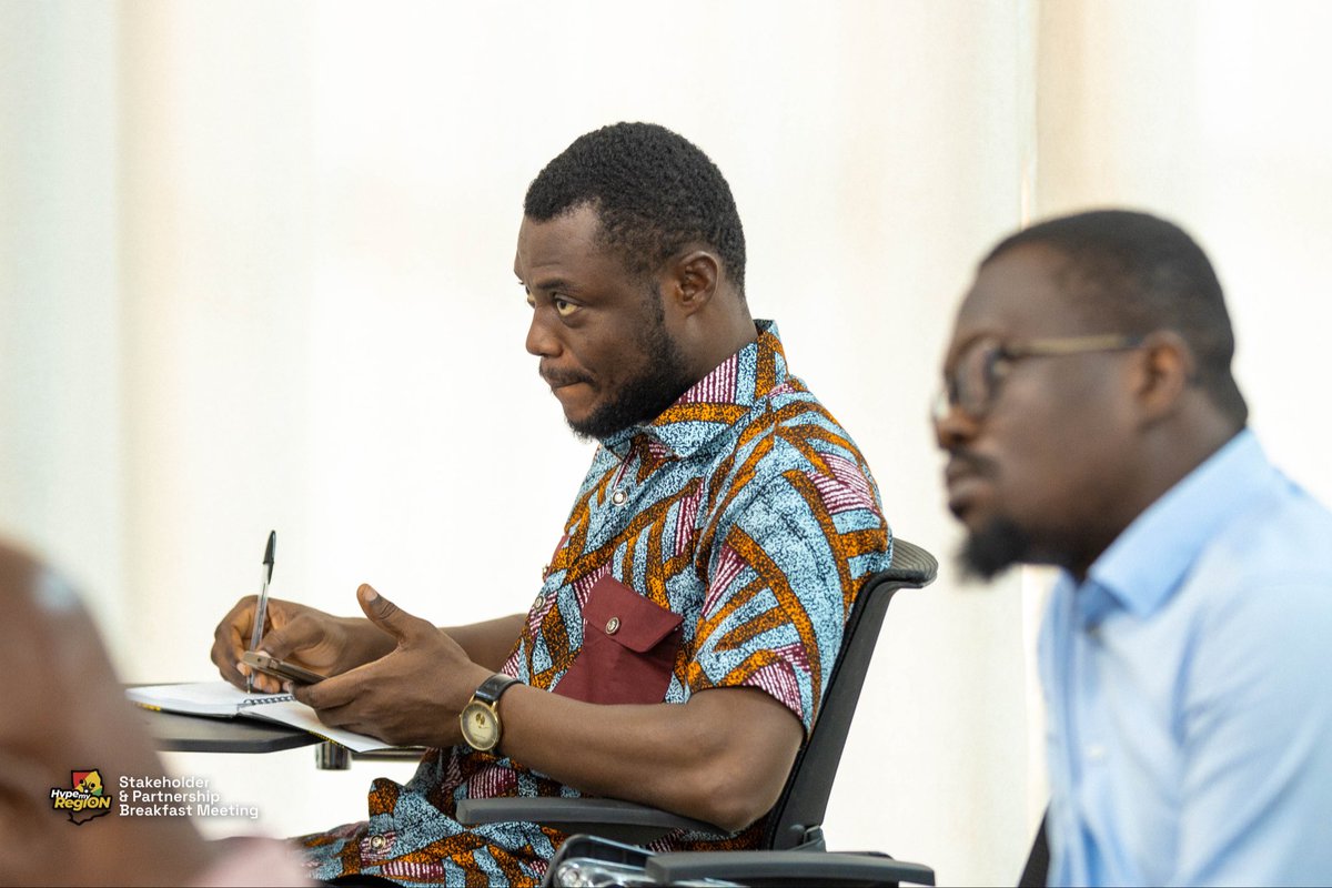hypemyregiongh's tweet photo. Grateful to the corporate leaders, institutions, and partners who joined the Hype My Region Stakeholder &amp; Partnership Engagement. Together, we’re advancing youth enterprise, regional activation, and inclusive economic growth across Ghana. 

#HypeMyRegion #HMR2026 #Partnership https://t.co/XOpYkAqXbw
