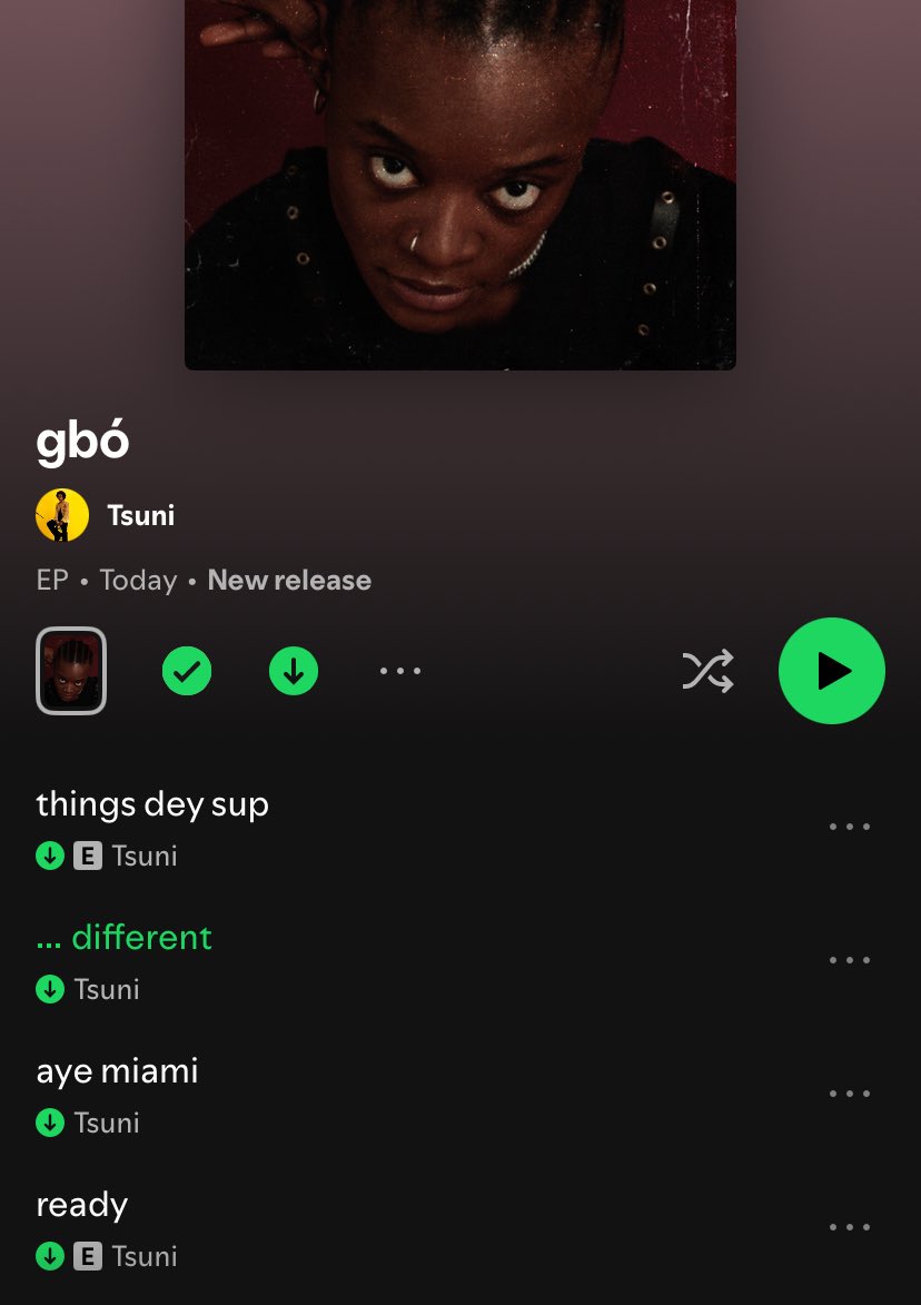 gbó EP by <a href="/thisistsuni/">tsuni</a> out now!🔥🔥

all tracks produced by me, with additional production on Track 1. s/o Playmaker <a href="/Henryhieee/">P L A Y M A K E R.</a> 🥁🎹

engineering on tracks 2 and 3 by me🎛️