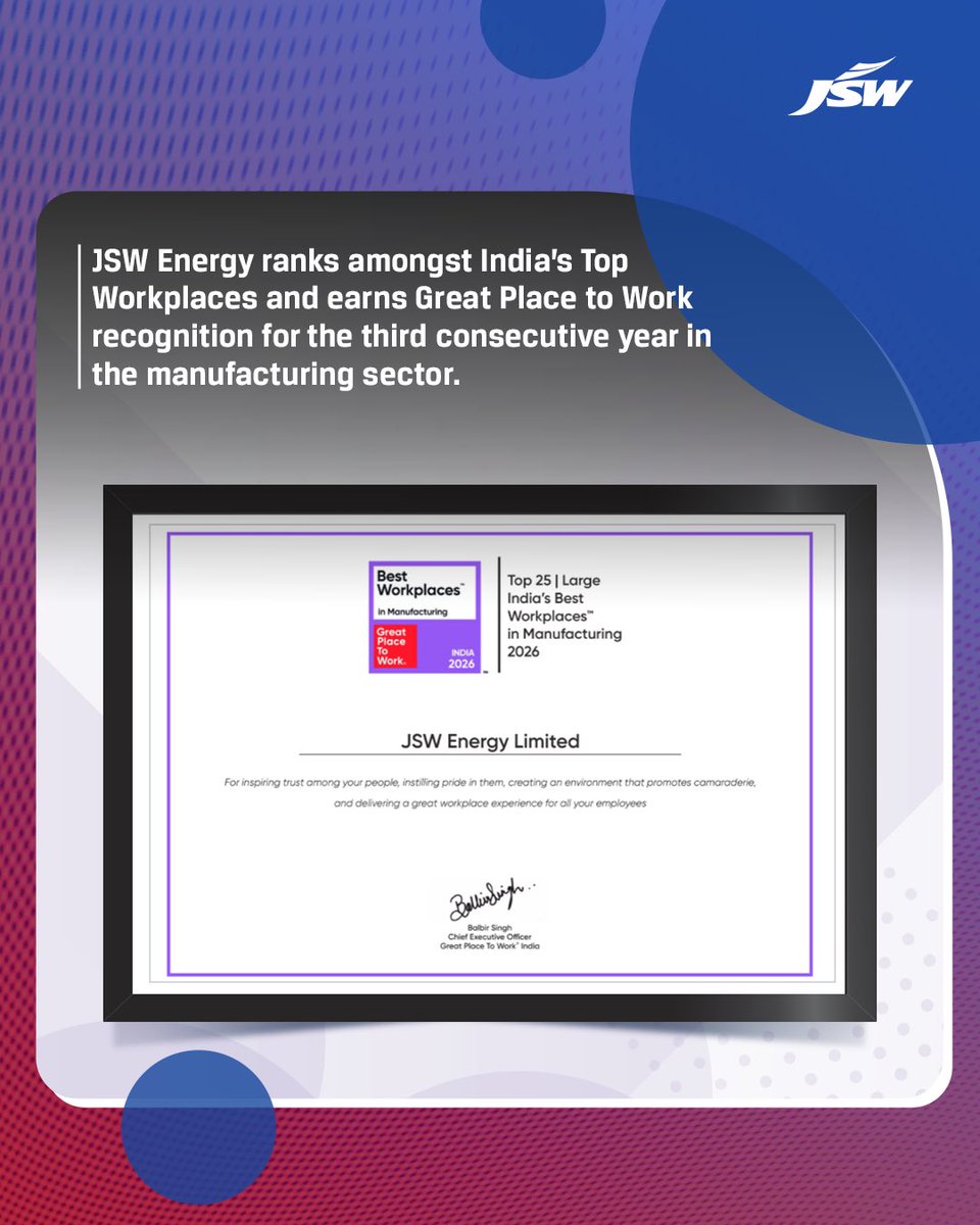 JSW Group tweet media