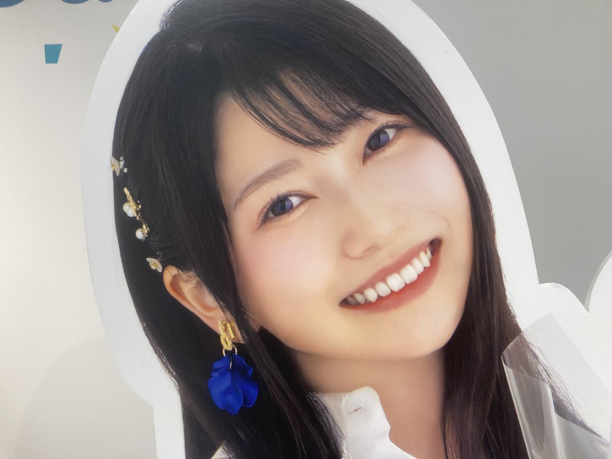 ほぼ誰もいなかったのを良い事に例の撮影可能なパネルのお顔ドアップで