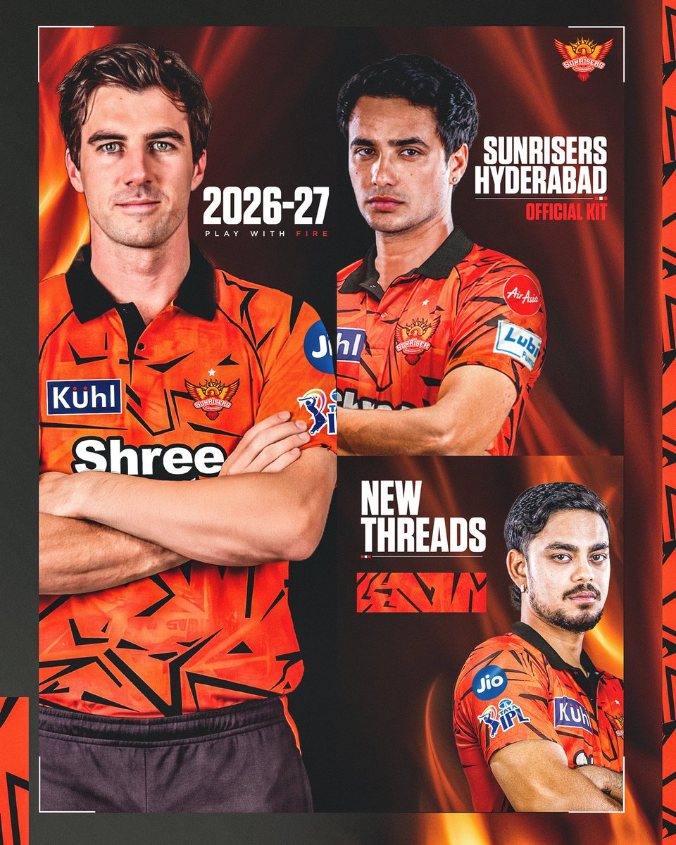 𝐅𝐢𝐫𝐞 𝐰𝐢𝐭𝐡 𝐚 𝐧𝐞𝐰 𝐥𝐨𝐨𝐤 📸 

Presenting our 𝐓𝐡𝐫𝐞𝐚𝐝𝐬 for '𝟐𝟔 🔥