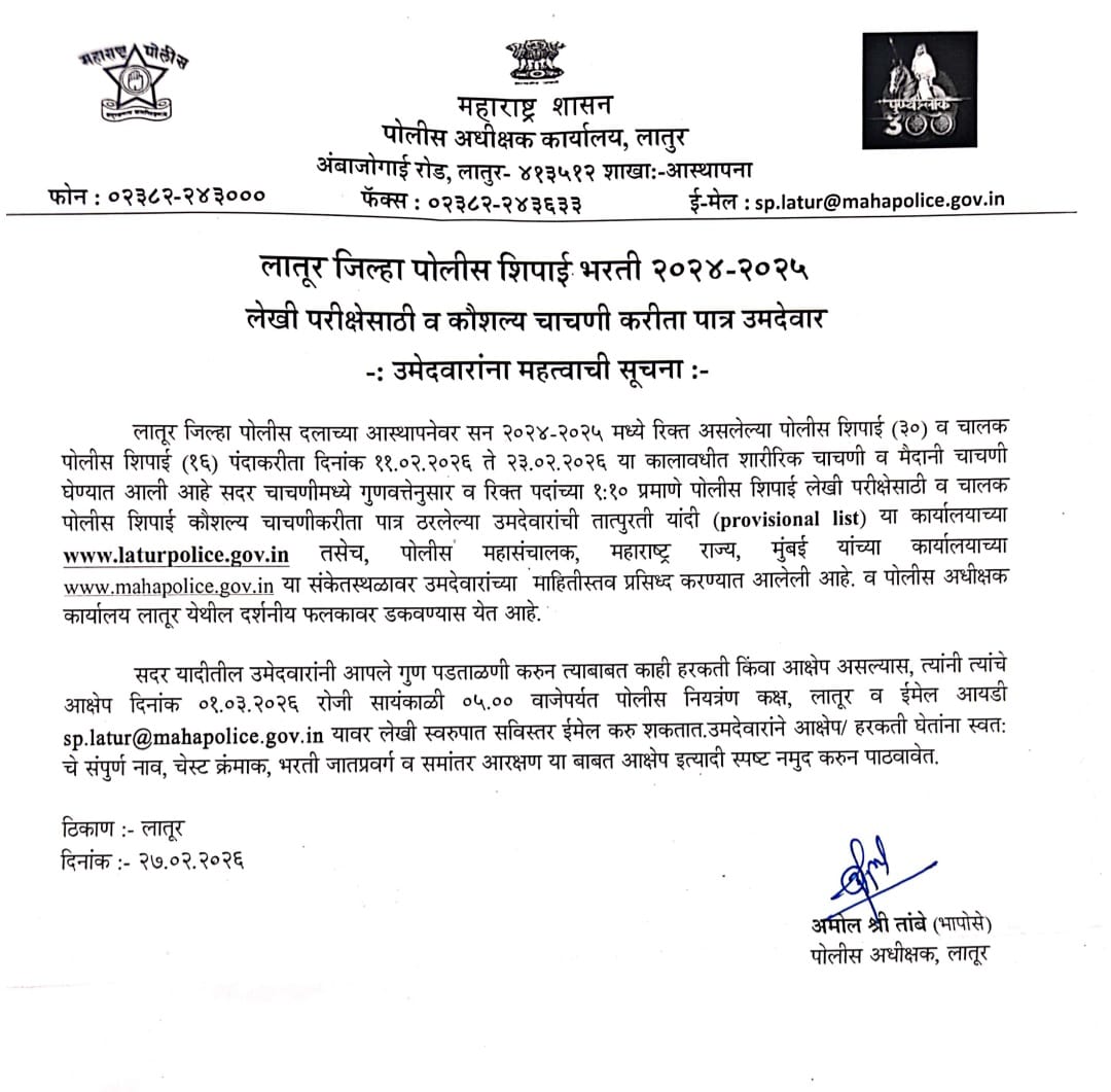 लातूर पोलीस-Latur police tweet media