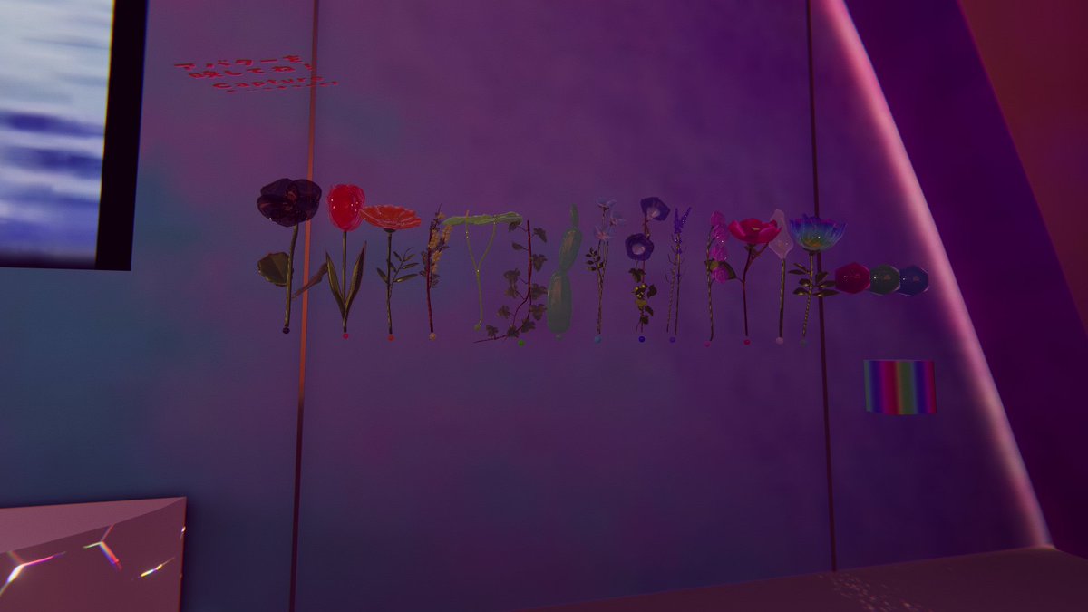 sepa_b's tweet photo. かわいくてキレイなワールドだ！自分のフィギュア？ができるカメラもあった（Puzzle's Part of Place） #VRChat_world紹介 https://t.co/11ecZaf0hU