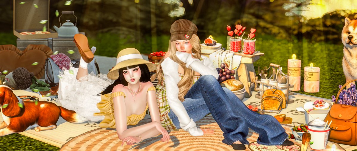 Coisa_Fofa's tweet photo. A friendship that started out of nowhere just a random hello, a simple moment  and somehow turned into something unbreakable. Nana and Alinette - My first collab with @seasimss  <3 #ShowUsYourSims #thesims4 https://t.co/fXzduBJsnD