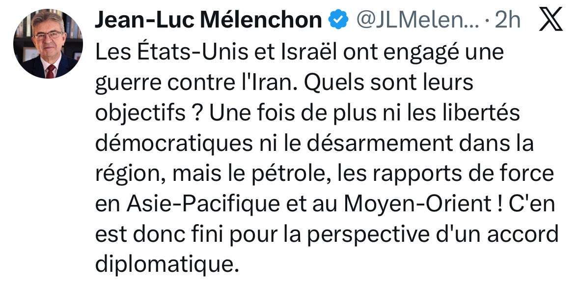 On ne prononce pas « Mélenchon » mais « Mollahchon ». De rien.