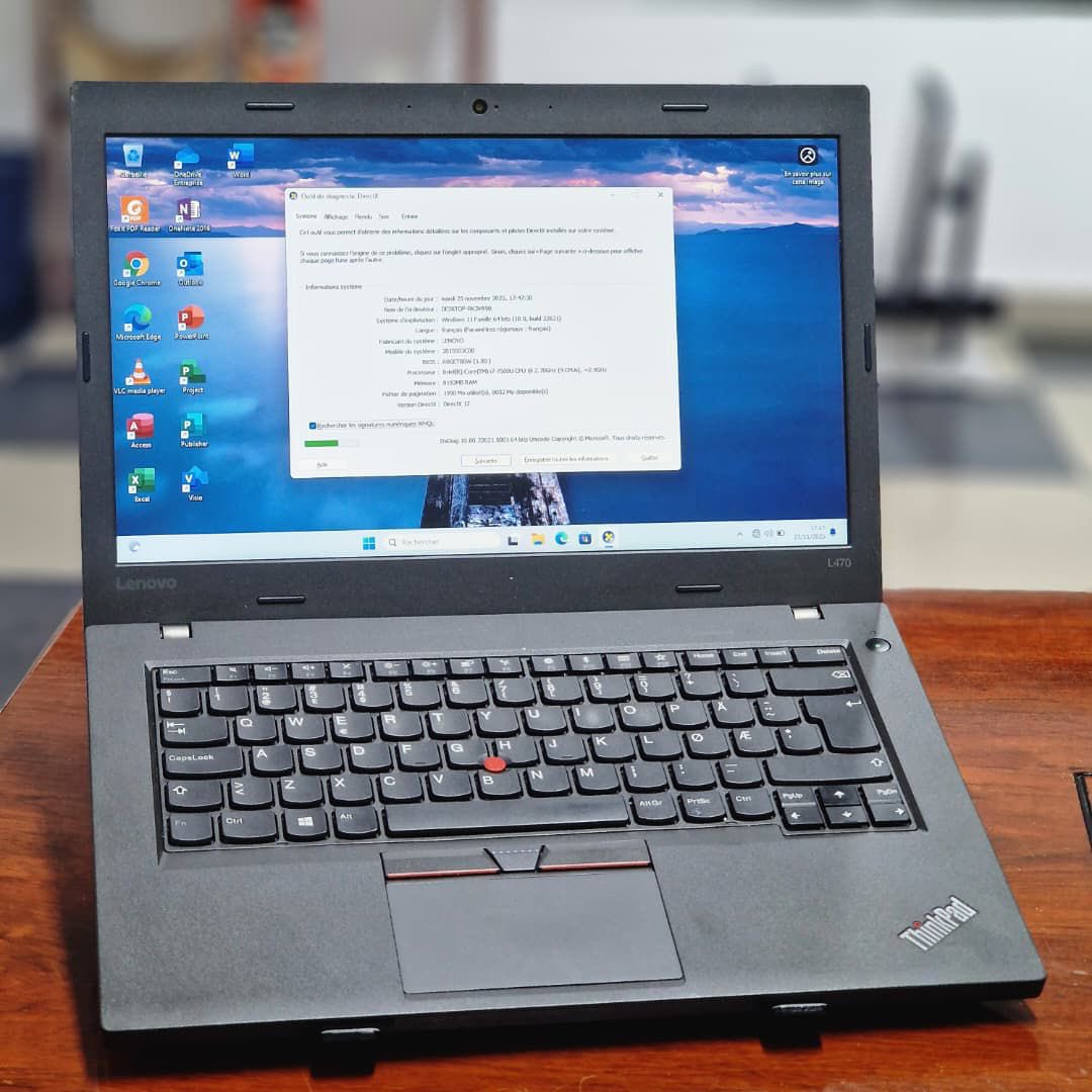 PassiTronics's tweet photo. 💻🔥LENOVO THINKPAD L470 – PUISSANCE &amp; PERFORMANCE À PETIT PRIX ! 🔥💻

✨ 150.000 FCFA

⭐ Intel Core i7 – 7ᵉ Generation
⭐ 16 Go RAM DDR4 (extensible)
⭐ 256 Go SSD
⭐ Carte Graphique AMD Radeon R5 M330 – 2GB dédié
⭐ Écran 14”
⭐ Batterie 40Wh

📍 Douala
📲 691 24 97 04 https://t.co/DtKrQXTUZF