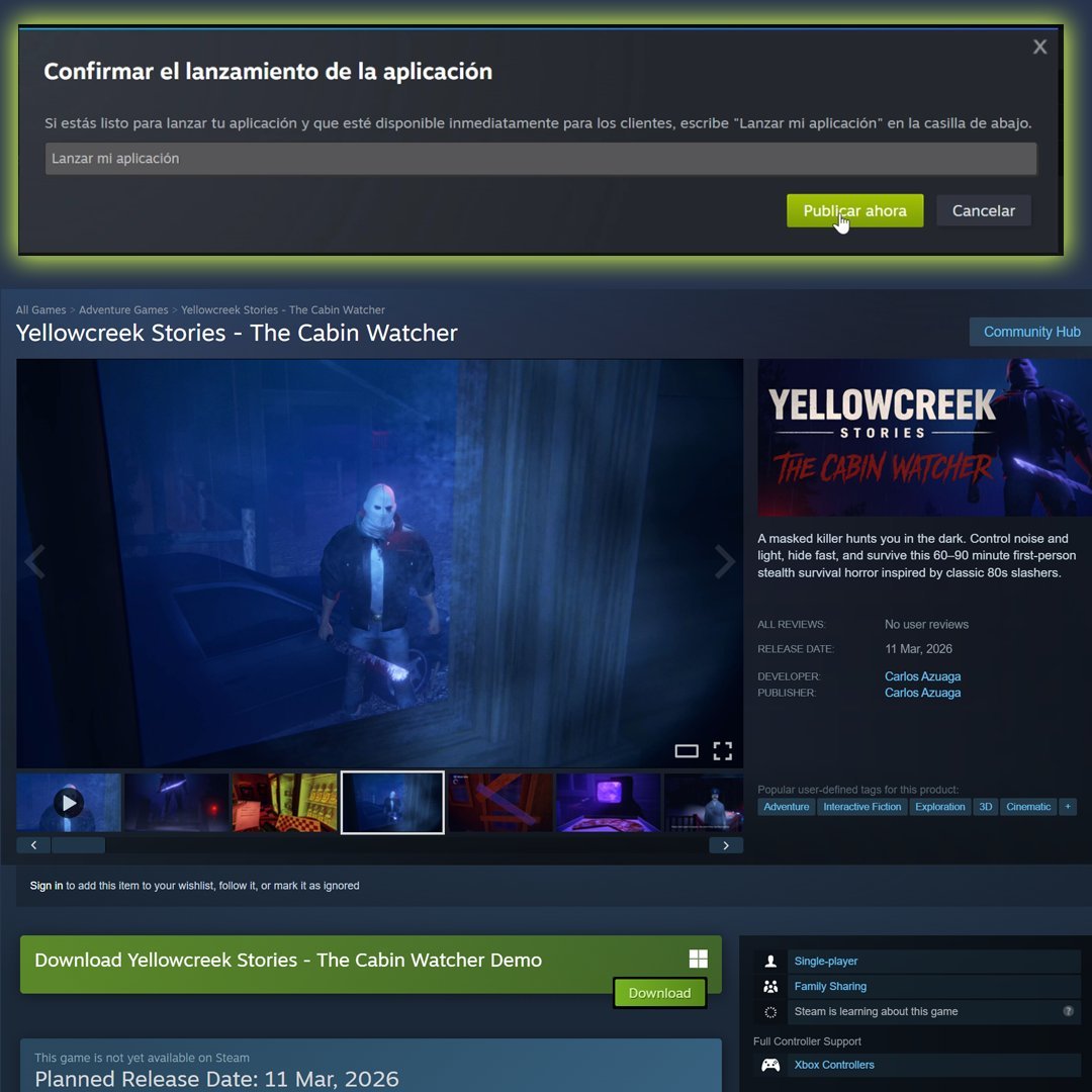 The Cabin Watcher - DEMO LIVE! tweet media