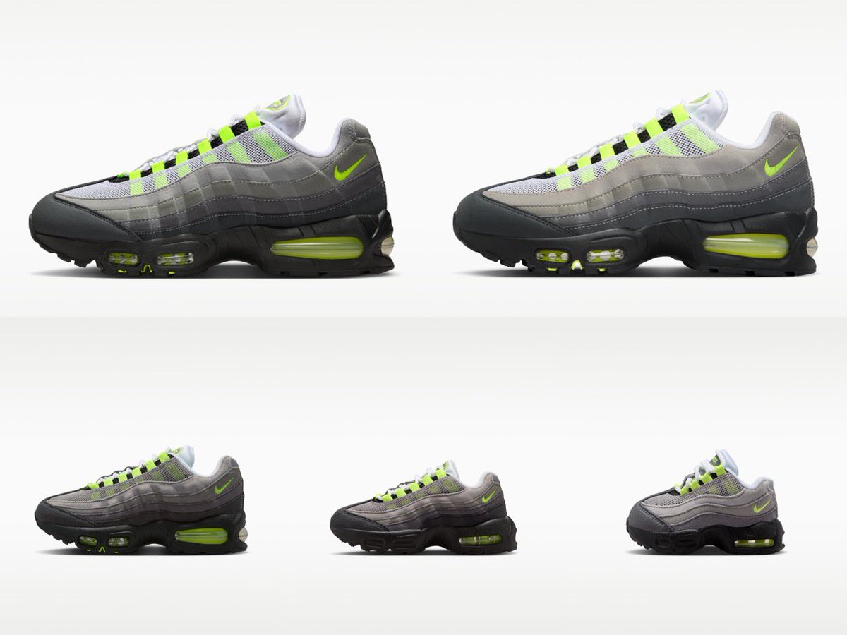 uptod4te's tweet photo. Nike Air Max 95 OG Big Bubble “Neon”が国内3月5日（木）9:00 よりオンライン発売開始。【ナイキ エアマックス95 オージー ビッグバブル ネオン イエローグラデ 復刻】［HM4740-001 / IO9926-001］
https://t.co/nY98ZFbzEt https://t.co/r1K4AMyIJv