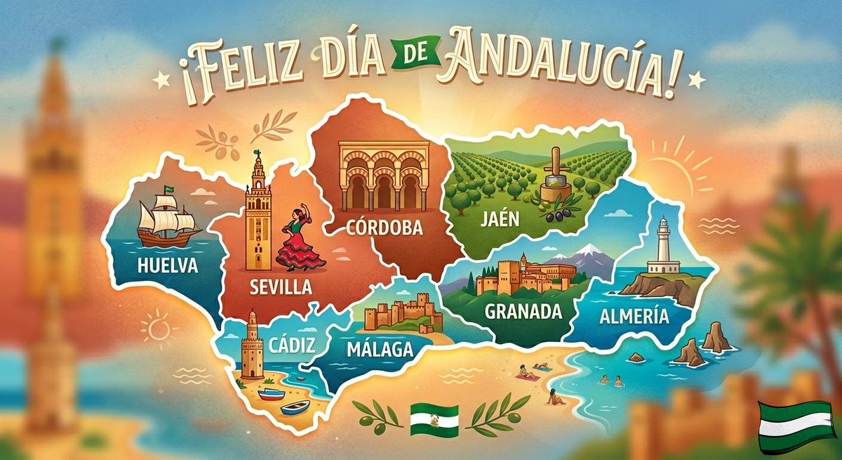 Feliz día de Andalucía 💚🤍💚

#DiaDeAndalucia #Andalucia