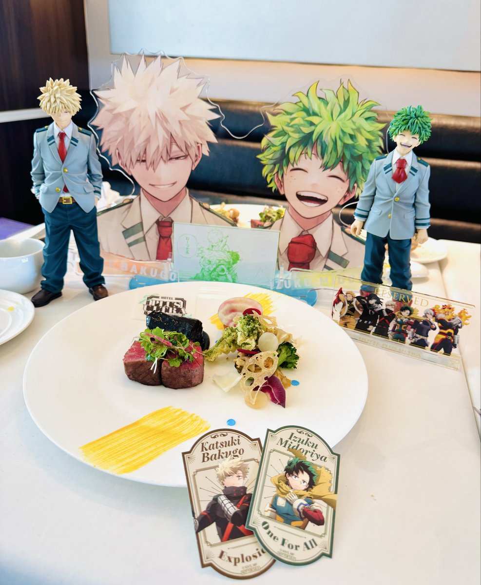 ヒロアカ✖️東急コラボへ🤩!!! カフェとフレンチ行ってきた