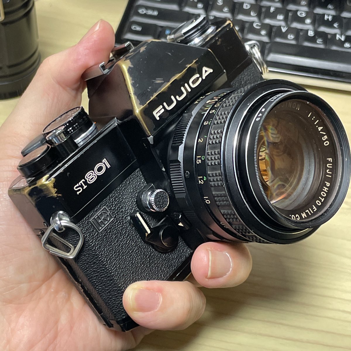 まあそんな感じで撮れそうな塩梅になったFUJICA ST801。とりあえず試し