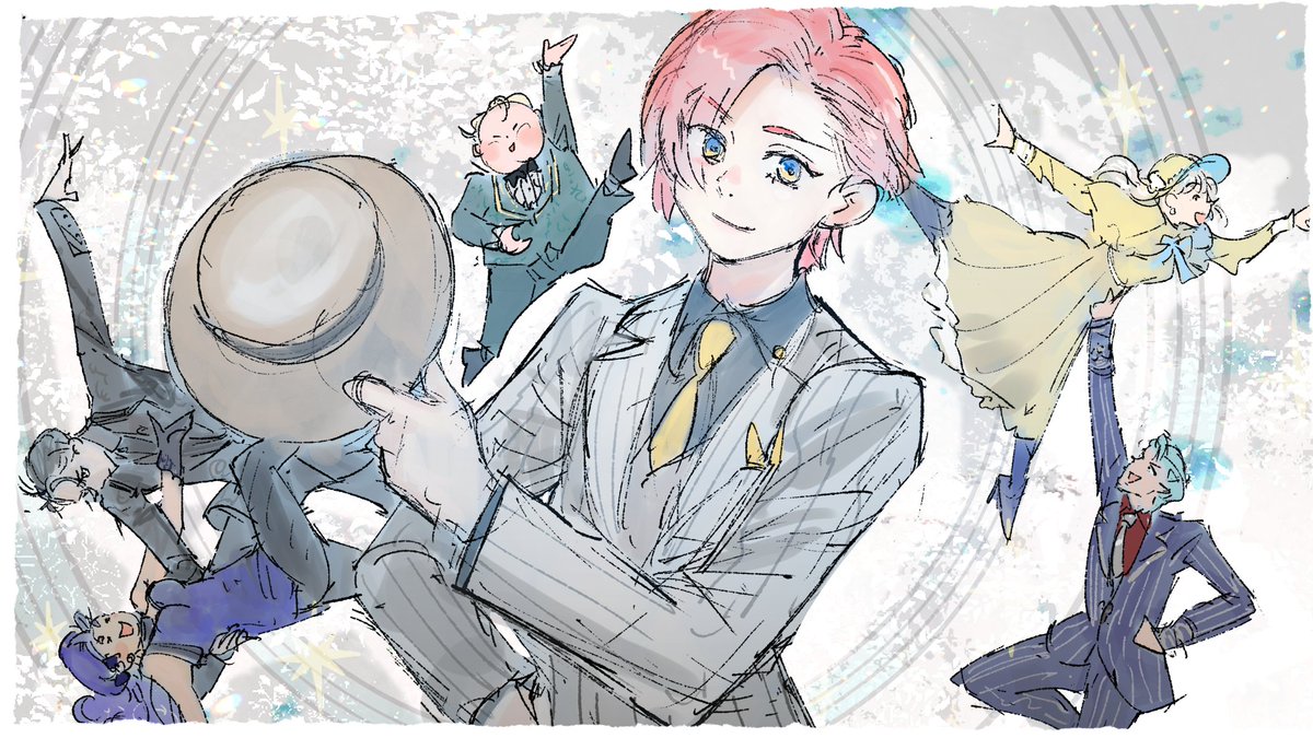 落書きでございますが……
衣装いいですねえ。🍥✨