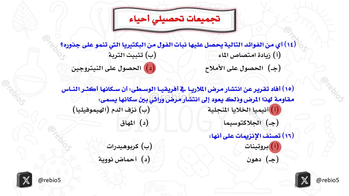 rebio5's tweet photo. أهم تجميعات تحصيلي (14) #التحصيلي_علمي #تحصيلي_أحياء #القدرات #الرخصة_المهنية_علوم #الرخصة_المهنية_أحياء #الرخصة_المهنية_للمعلمين_والمعلمات #تحصيلي_علمي #تحصيلي https://t.co/oConjzgg5c