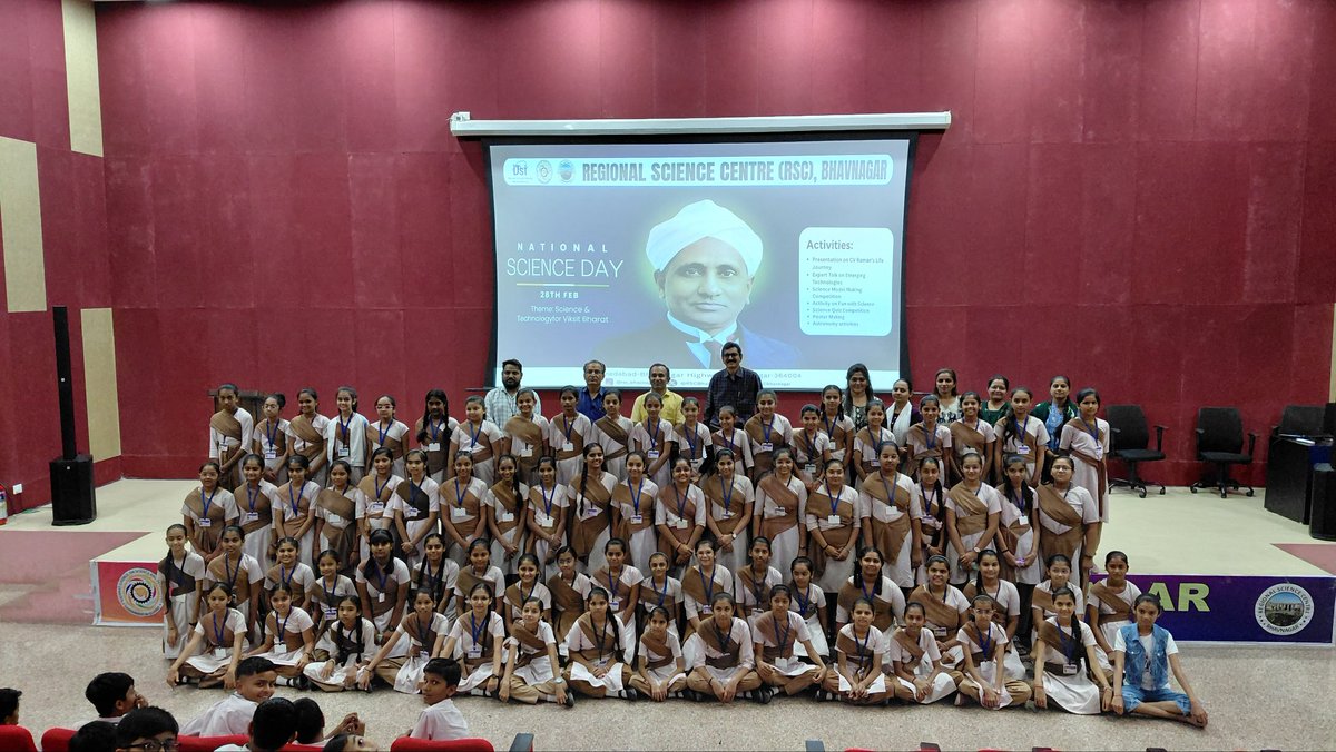 Jaypal_Jadav_11's tweet photo. Today's #NationalScienceDay Celebrated @RSCBhavnagar showcased incredible student #projects that #solve real-world problems. Through these #handsonactivities, we're witnessing the birth of India’s next great #innovators
#ScienceDay2026 https://t.co/aDsxmqqj8M