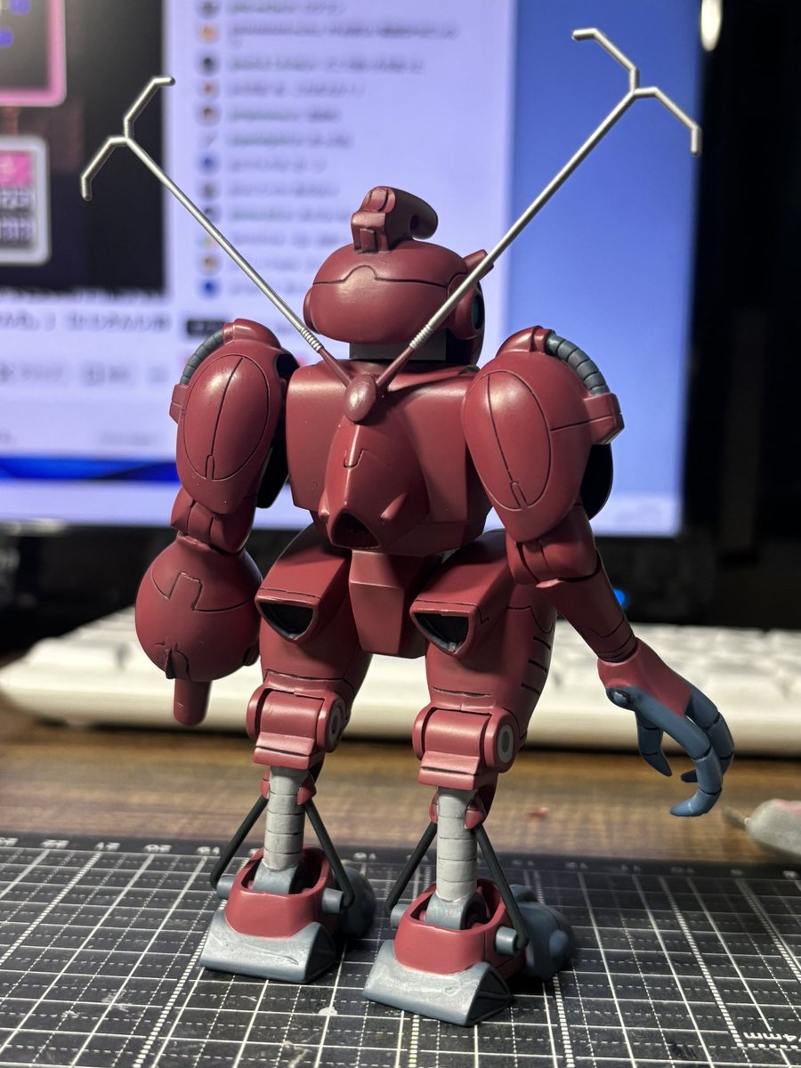 1/144 ARVレコンタイプ(ジャーゴ)

完成しました😸✨
幼稚園児の時よりは随分と上手くなりました！

バイファム旧キットコンプリートを目指してまた作ります✨

#銀河漂流バイファム 
1/12