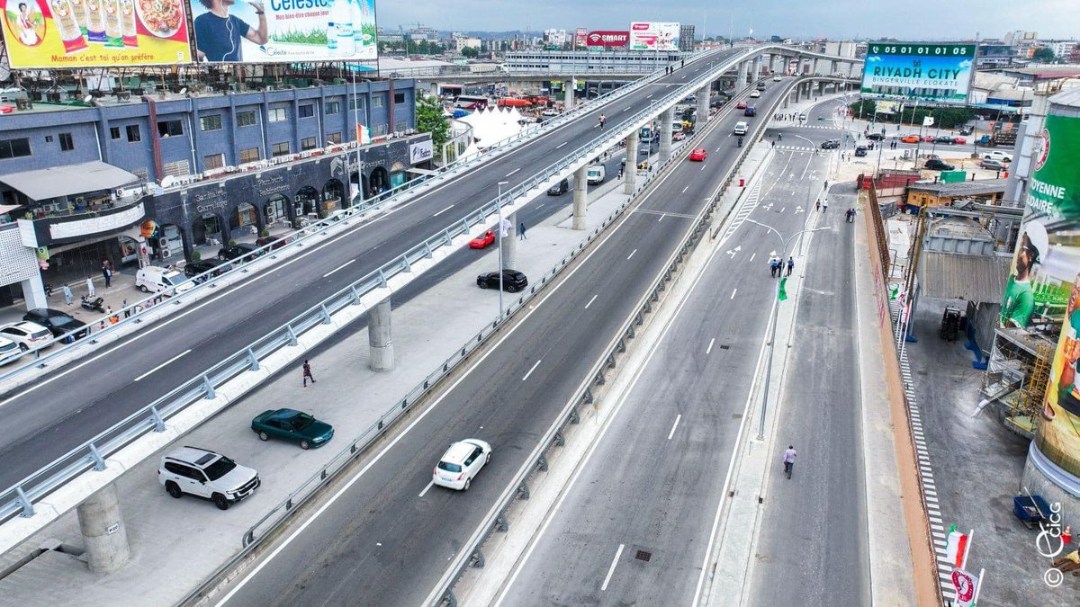 AfricaFirsts's tweet image. This is not San Francisco in U.S, Riyadh in Saudi Arabia, Tehran in Iran, Pyongyang in North Korea, or Abu Dhabi in UAE. 

This is the world-class Solibra Interchange in Abidjan, Ivory Coast (Côte d'Ivoire) 🇨🇮.