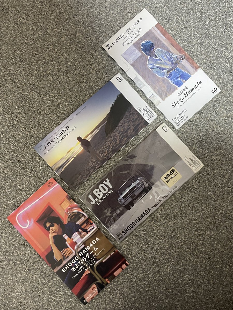 💖浜田省吾さん。 好きな作品ばかり…💿 先日、買ったダブりもござい