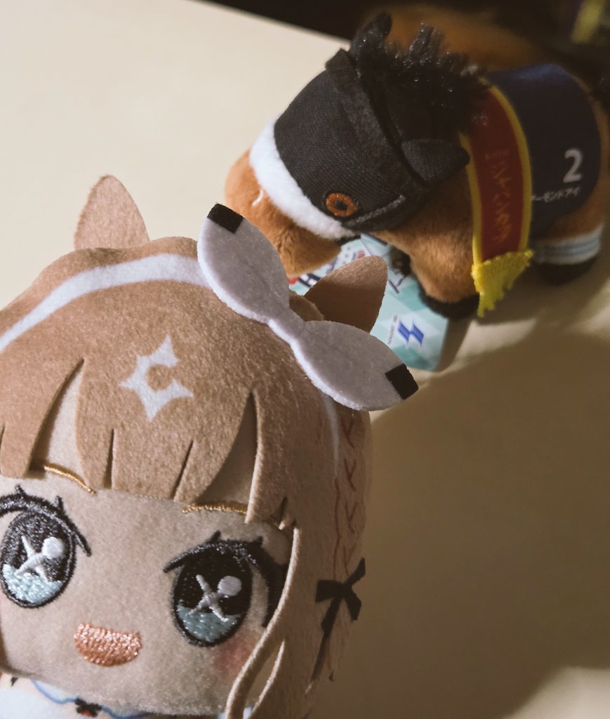 ちびぐるみのアーモンドアイも無事ゲット！ アーモンドアイ