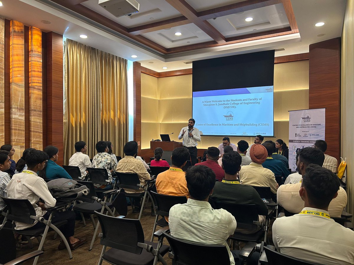 cems_in's tweet image. Successfully concluded the Industrial Visit from Shivajirao S. Jondhale College of Engineering, giving Mechanical students hands-on exposure to CAD, CAE &amp;amp; PLM and real-world design practices. ⚙️
@shipmin_india @minmsme @irclass 
#IndustrialVisit #MechanicalEngineering #CAD #CAE