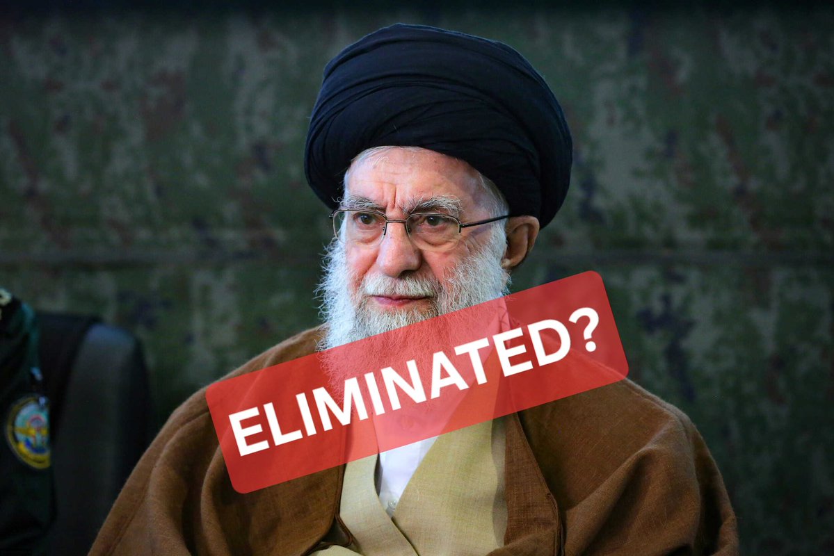 Reports that Khamenei's bunker was attacked with multiple bunker-buster bombs