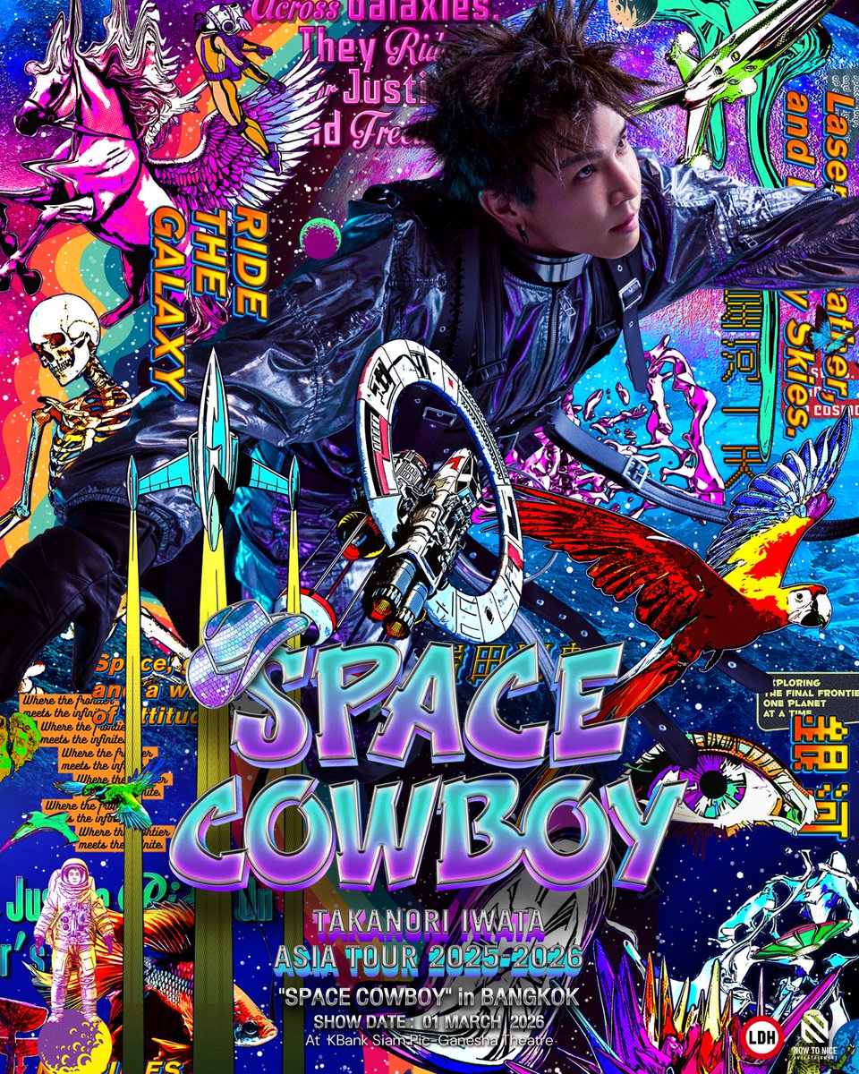 ทะยานสู่ห้วงอวกาศกับ กันจัง (GAN-Chan) ในคืนสุดพิเศษที่งาน TAKANORI IWATA ASIA TOUR 2025–2026 "SPACE COWBOY" IN BANGKOK

#SPACECOWBOY
#SPACECOWBOYinBKK
#TakanoriIwata #GAN
#NowtoNiceEnt

เตรียมพบกับการแสดงสดสุดยิ่งใหญ่จาก อิวาตะ ทาคาโนริ (Takanori Iwata) หรือ "GAN"