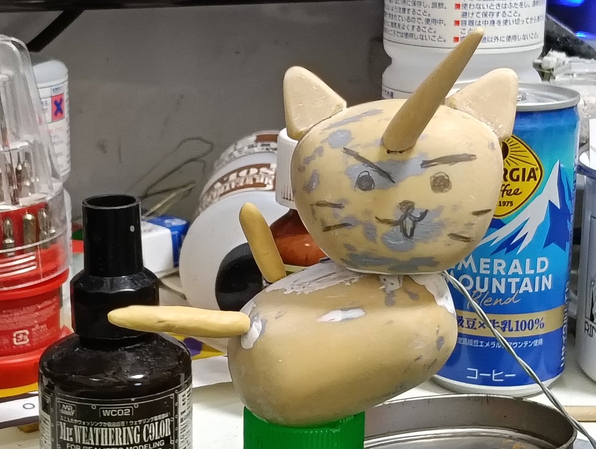 #キヴォトスを作ろう2_製作中
2本の謎の尻尾