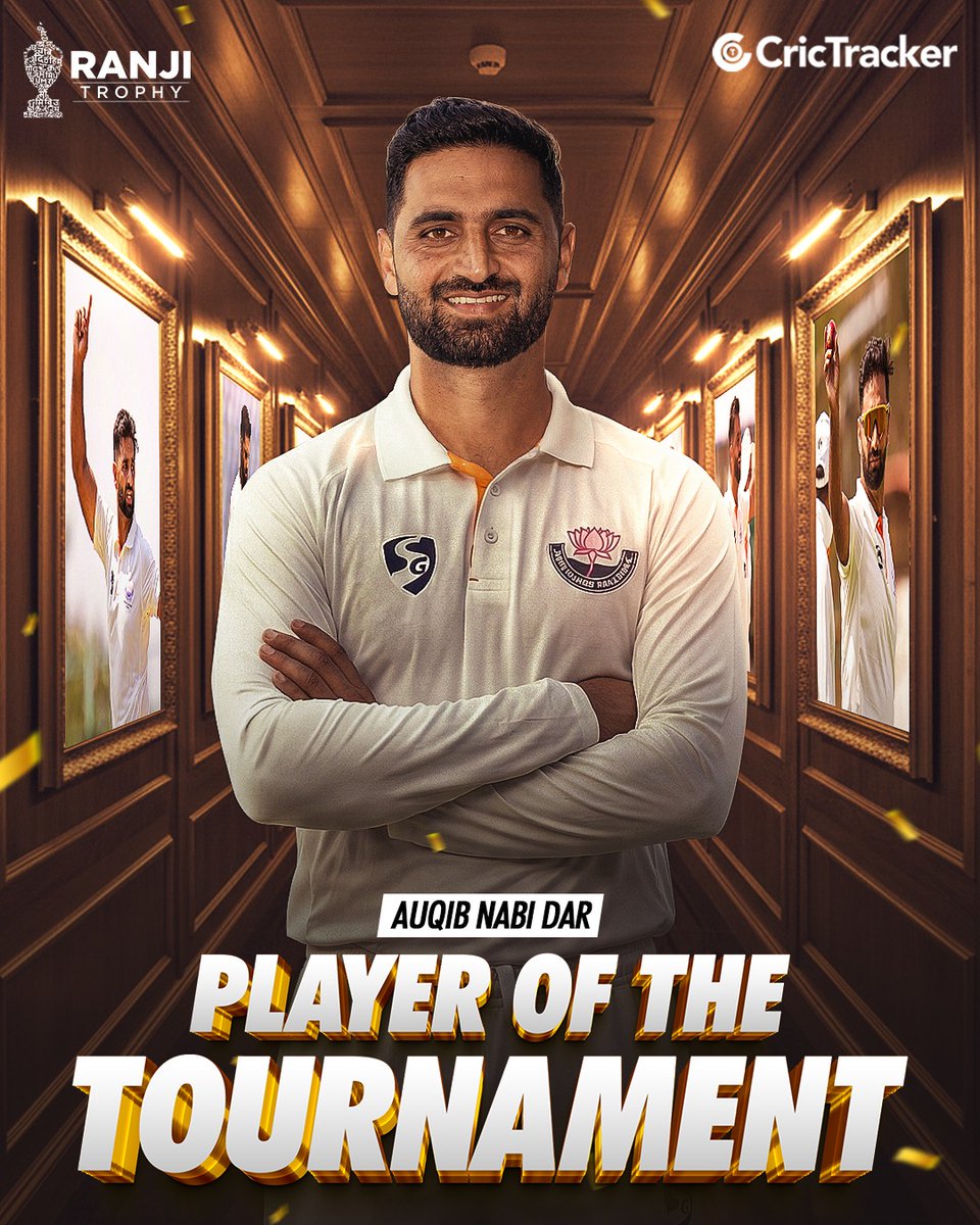 Cricketracker's tweet image. 6️⃣0️⃣ wickets across the season 🏏
7️⃣ five-wicket hauls at an average of 1️⃣2️⃣.5️⃣

𝐏𝐥𝐚𝐲𝐞𝐫 𝐨𝐟 𝐭𝐡𝐞 𝐓𝐨𝐮𝐫𝐧𝐚𝐦𝐞𝐧𝐭 𝐀𝐪𝐮𝐢𝐛 𝐍𝐚𝐛𝐢 𝐃𝐚𝐫 ⭐

𝐀 𝐬𝐞𝐚𝐬𝐨𝐧 𝐭𝐡𝐚𝐭 𝐭𝐮𝐫𝐧𝐞𝐝 𝐝𝐫𝐞𝐚𝐦𝐬 𝐢𝐧𝐭𝐨 𝐡𝐢𝐬𝐭𝐨𝐫𝐲 

#RanjiTrophy