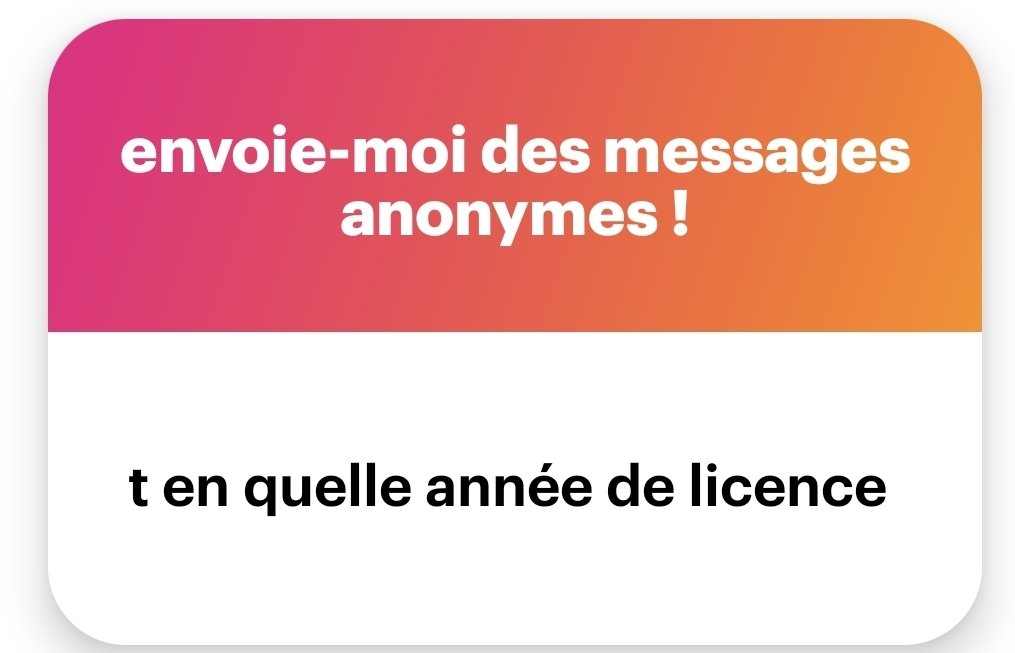 Je suis en L2 !!