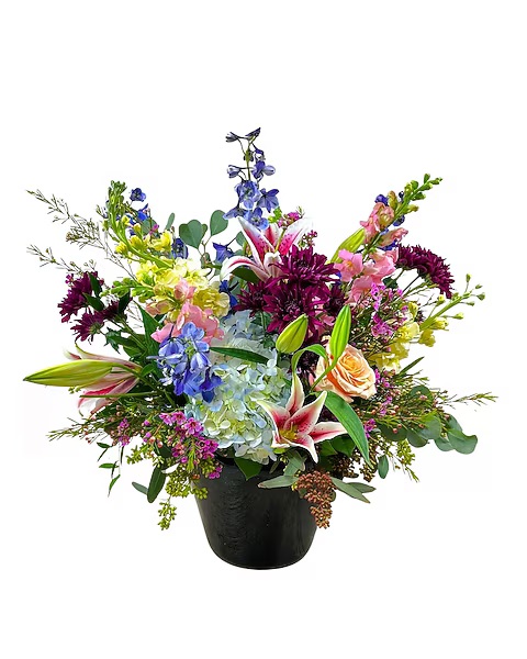 Stevesflowers's tweet image. Celebrate life’s moments with our "Nature's Palette" arrangement! 💙🪻💮 Full of life and rich colors, it’s the perfect burst of joy for birthdays, thank-yous, or just because.

✨ow.ly/s6T150Y4qHx

#StevesFlowers #FloralDesign #JoyInBloom #SimplySteves #IndyFlorist