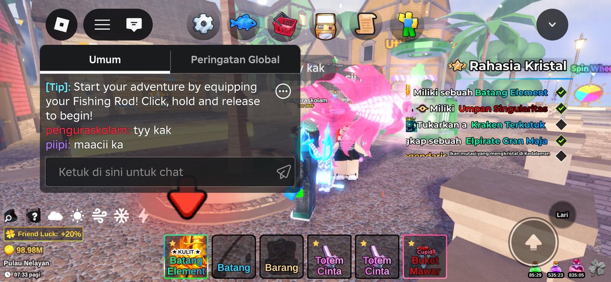 Ruii || FISH IT || @ after dm tweet media