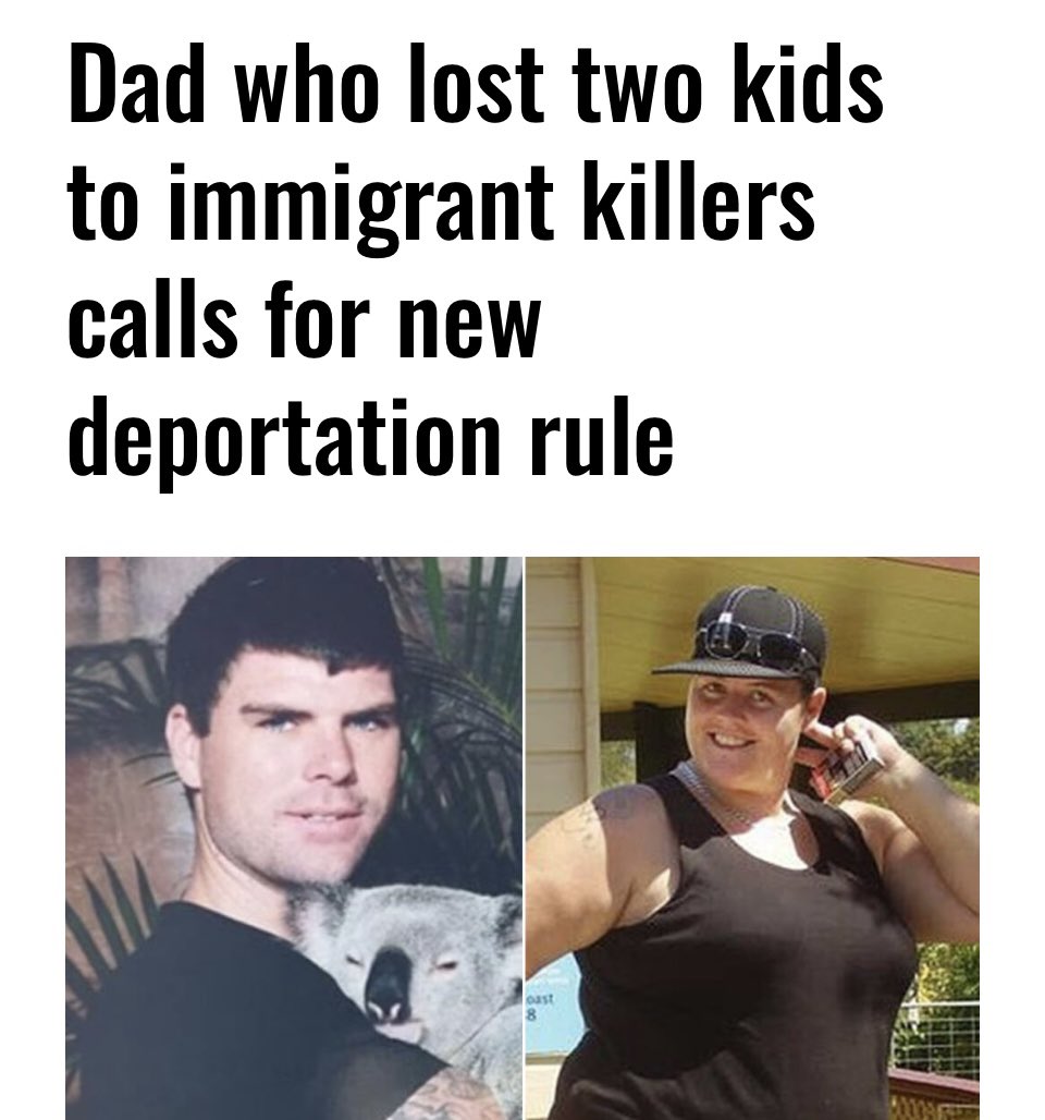 A grieving Queensland Dad lost both of his children in separate killings by immigrants.

Michael Pye’s daughter Kristin, 25, was stabbed to death by New Zealander Tara Gilbert, then-22, after she fought back when he robbed the Brisbane adult shop where she was working in August