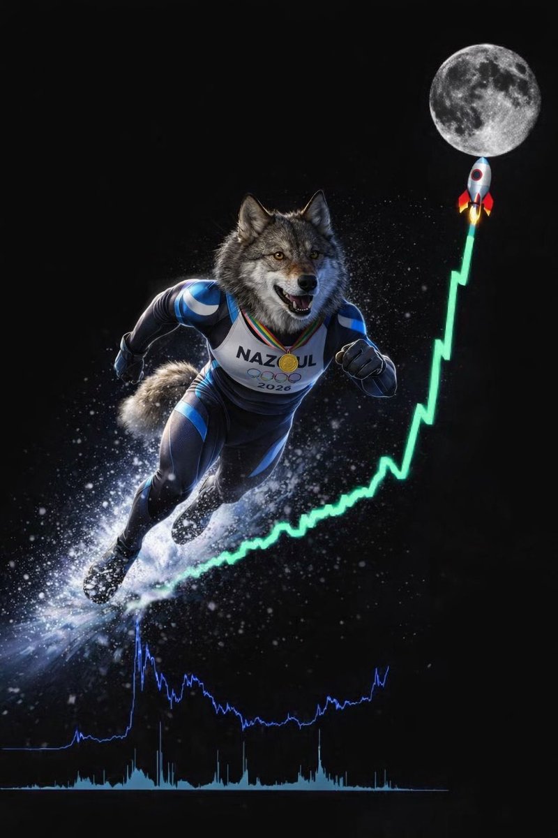 Olympic speed.
Predator focus.
Parabolic destiny.

No noise. No hesitation.
Just Nazgul locking in
and running the cleanest breakout on the field.

$NAZGUL 🥇📈