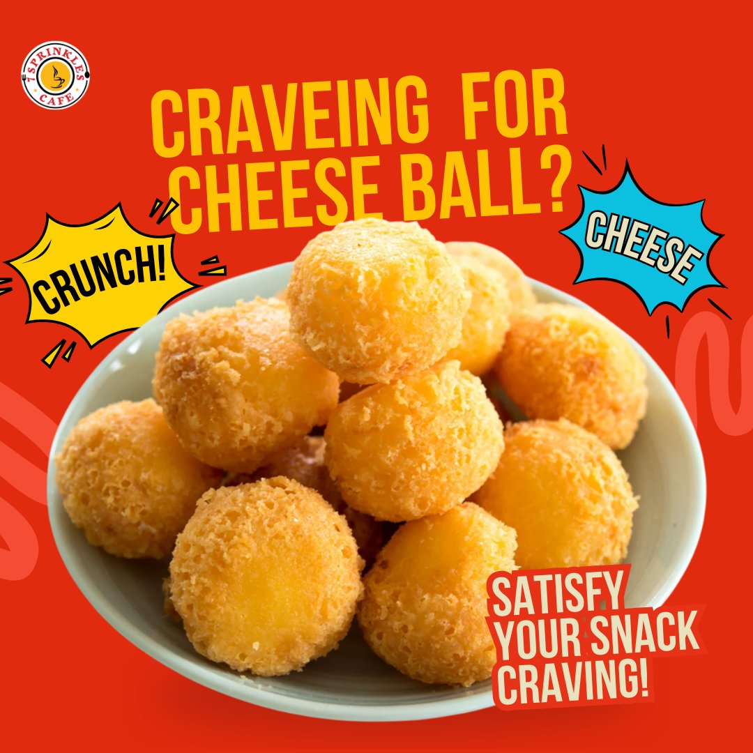7Sprinklescafe's tweet image. our Cheese Balls are pure happiness in every bite! 

@7sprinklescafe Call us: 748-348-6279

Location: 7Sprinkles Cafe, 105, Apsensys Business Tower, Vijaya Bank Colony, Outer Ring Road, Horamavu, Bengaluru, karnataka 560043

#7SprinklesCafe #CheeseBalls #SayCheese #CrispyDelight