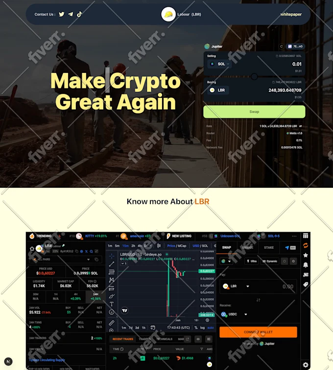 ruposhamin's tweet photo. Develop high converting crypto landing page, NFT website, NFT marketplace and web3 integration by Top Rated Senior Blockchain Developer!
Attractive price!
Order here! https://t.co/yYRNtrgEeO

#NFT #Crypto #NFTwebsite #cryptowebsite #web3 #blockchain #NFTmarketplace #memecoin #ICO https://t.co/tpRK9MvSaI