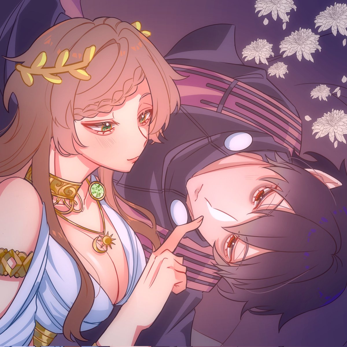 ㅤㅤ
ㅤㅤ⋆ ࣪ . #DuhaiGerhana ♡.

"Beelzebub-sama, are you awake?"

"I am. Is there something you need?"
 ㅤㅤ