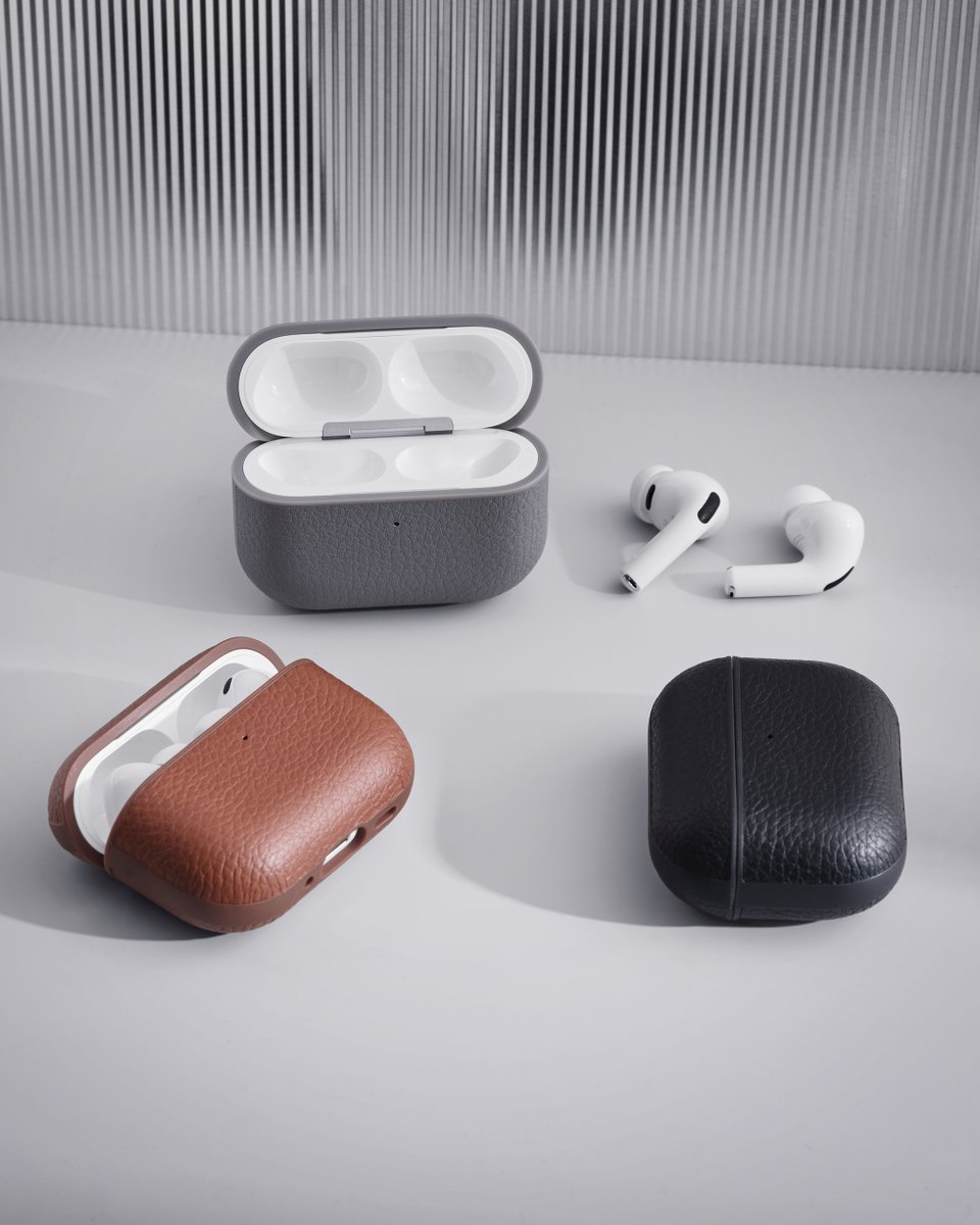 woolnut's tweet photo. Leather Case for AirPods Pro 3.⁠
⁠
The slim two-piece design keeps your AirPods Pro 3 protected without bulk, while the precision-molded fit ensures easy access to every feature. Wireless charging works seamlessly with the case attached.⁠ https://t.co/0bFngc7JIQ