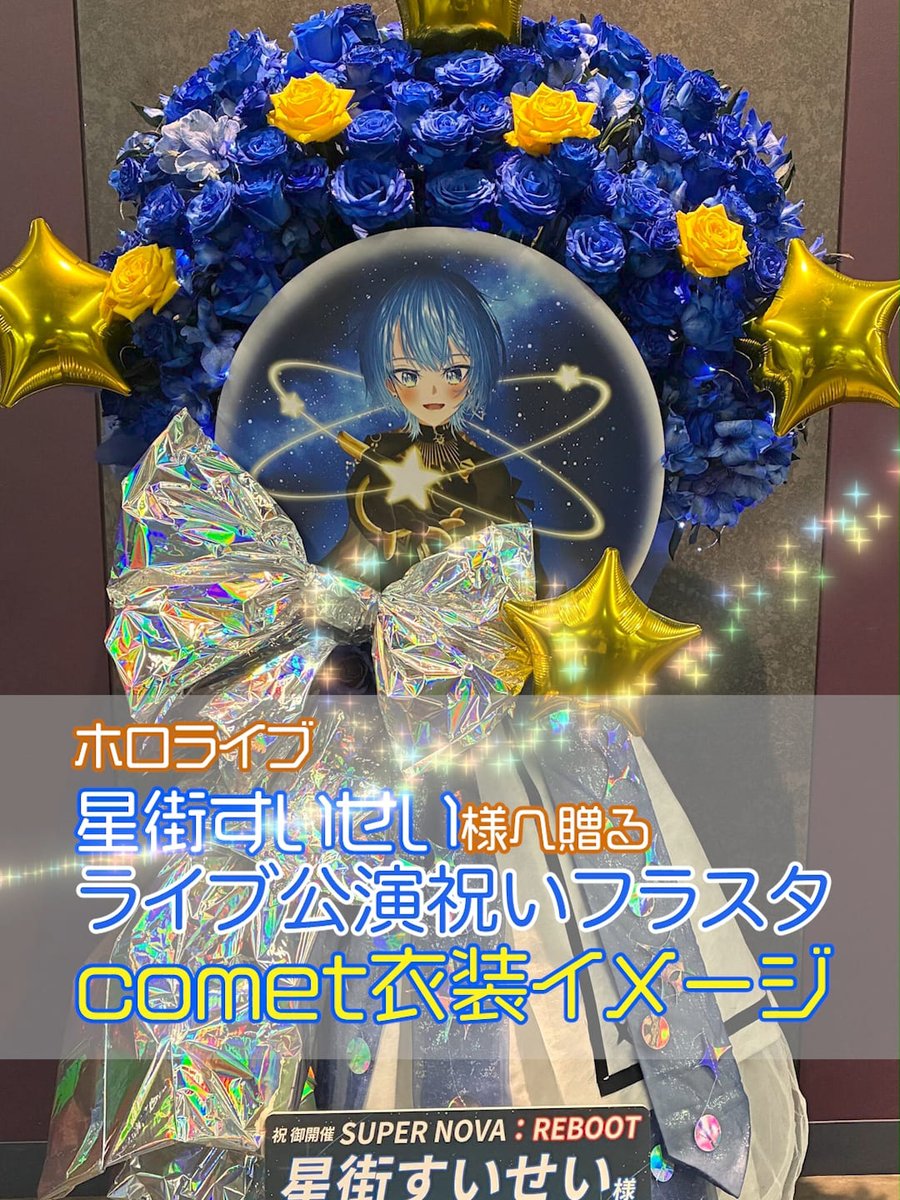 星空を閉じ込めた祝花☄️ #かけめぐるほしまち再 “SuperNova: REBOOT