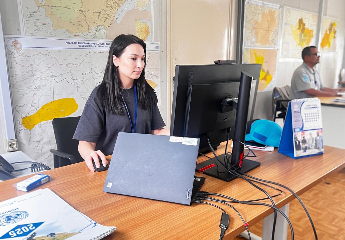 UNPeacekeeping's tweet photo. “Being a @UNVolunteers revealed a version of me I never knew existed.”

For Natalia, volunteering with @UN_CAR 🇨🇫 &amp; @MONUSCO 🇨🇩, was not only a professional milestone. It was a life-changing experience.

Discover why the hardest duty stations are worth it: https://t.co/FqIGe9duEL https://t.co/YbAJqlXoHT