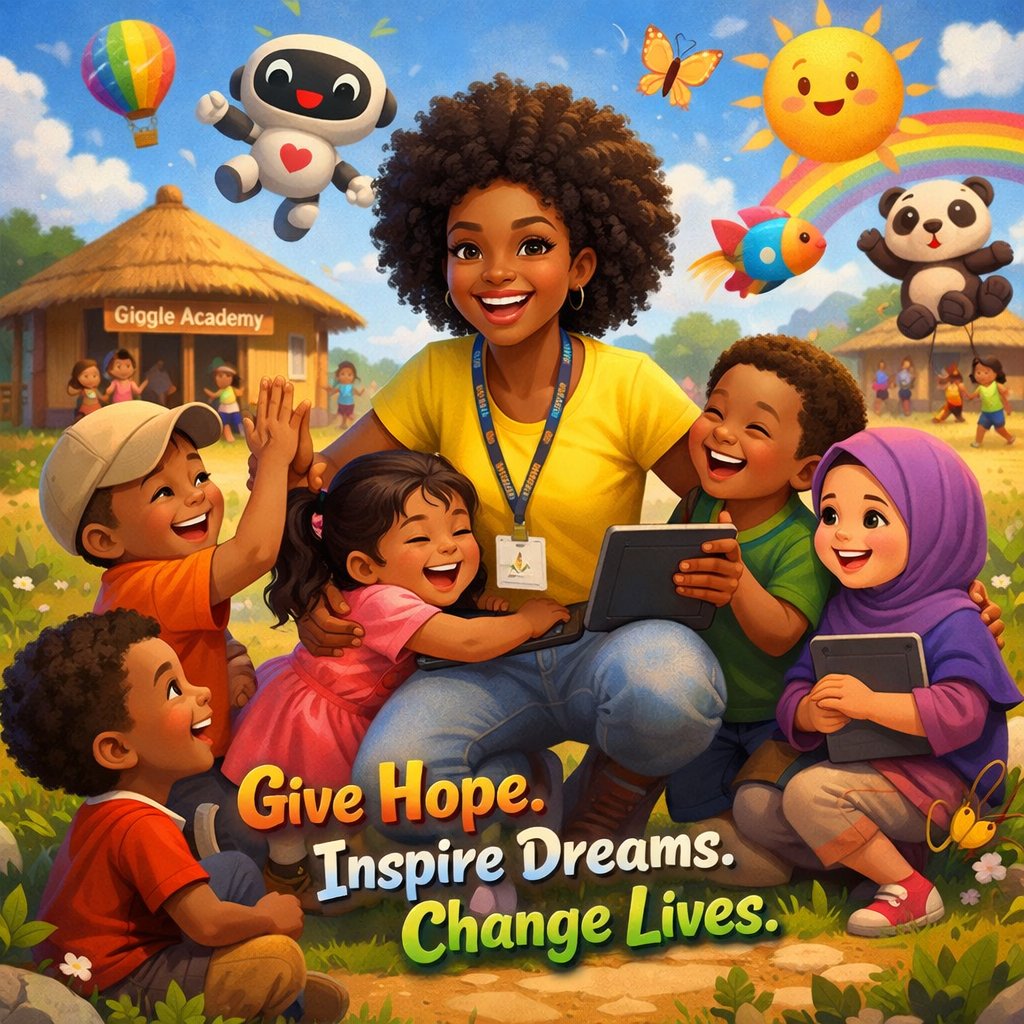 creaturesGIGGLE's tweet photo. Join @GiggleAcademy  a movement that truly changes lives by reaching children who need attention, love, and education the most. Together, we give hope, create opportunities, and build learning spaces that empower the next generation to grow, dream, and believe in a better future. https://t.co/rZaKgMhmPt