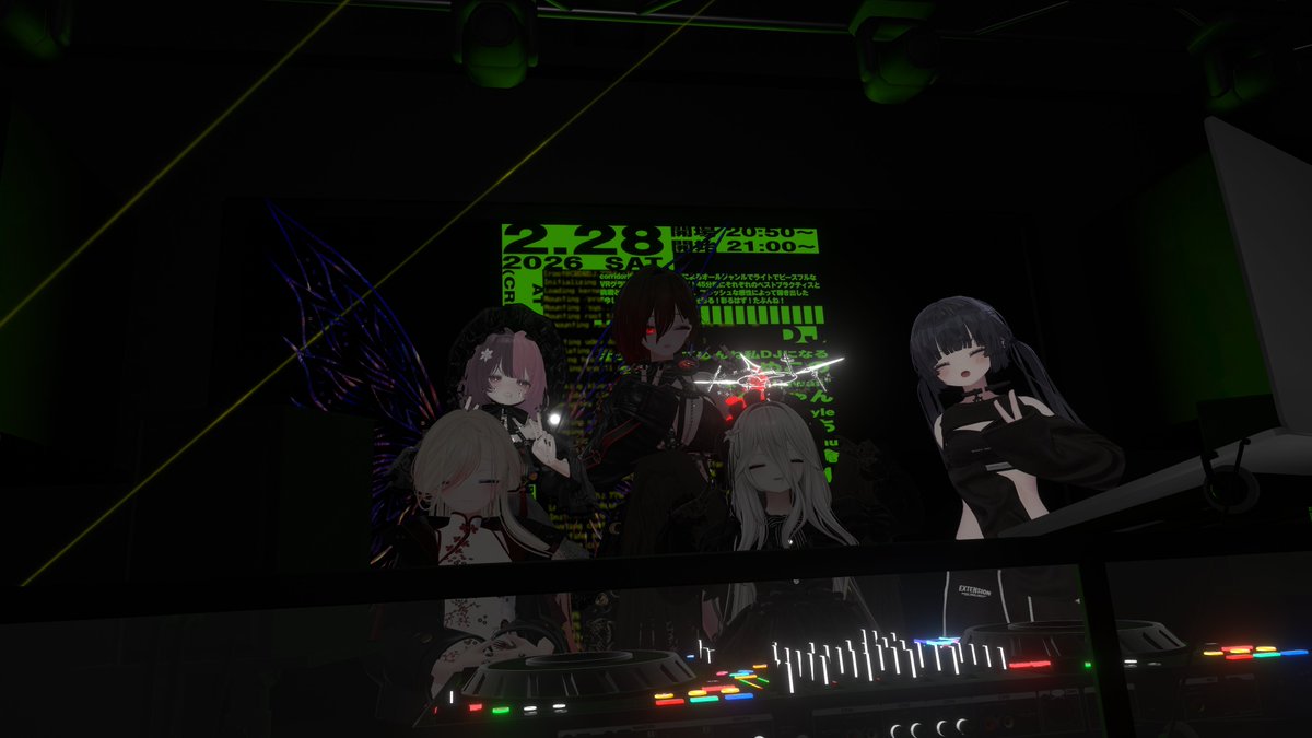 h_mc_n's tweet photo. 会場が開場～～～　#VRC_BEATSTRAP https://t.co/q3pkRInOr4