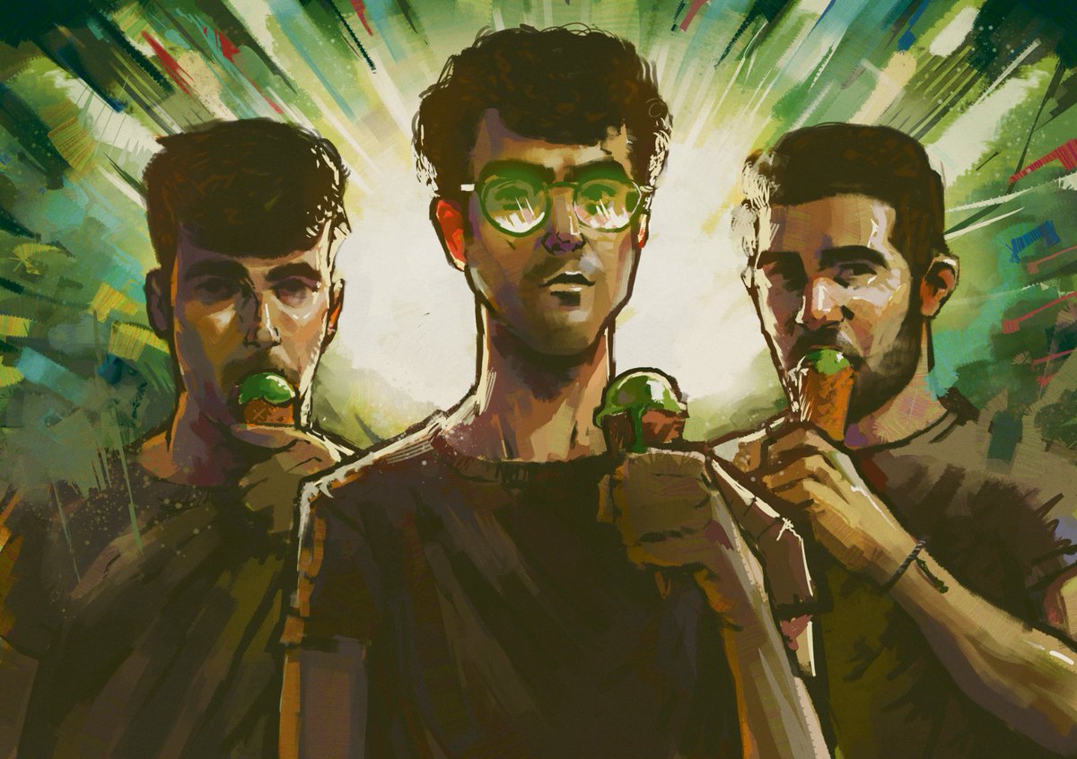 herr_lorenz_'s tweet photo. Primer encargo de retrato Disco Elysium a tres para el bueno de @EstebanBT98! 🫶 https://t.co/IcwfUMYgCX