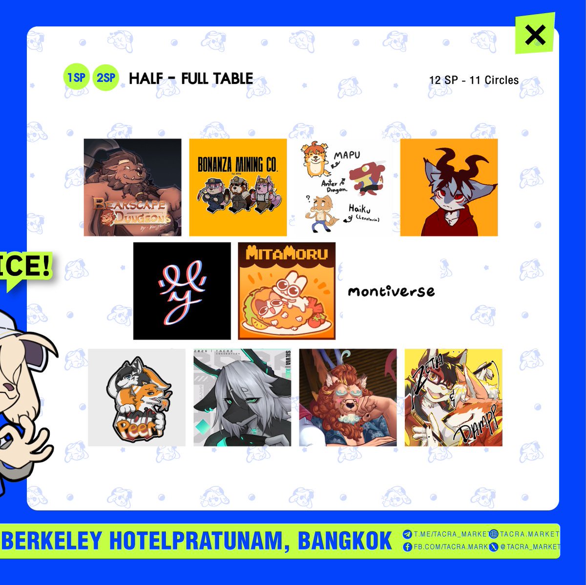 Congratulations on the selected circle
Now you can make a verification payment on TACRA.market