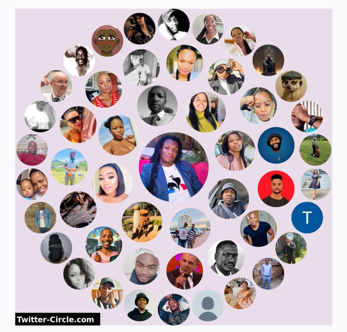 If you don't see yourself in this circle. 

Futsek le Mkhaba jou satan