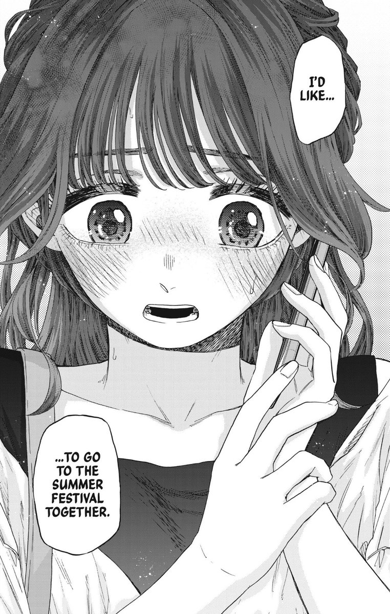 Shikebi's tweet photo. I’m sick and tired of seeing this. Can we not spread misinformation please? This is what Kaoruko says in that panel. https://t.co/Sx1caP1KXL