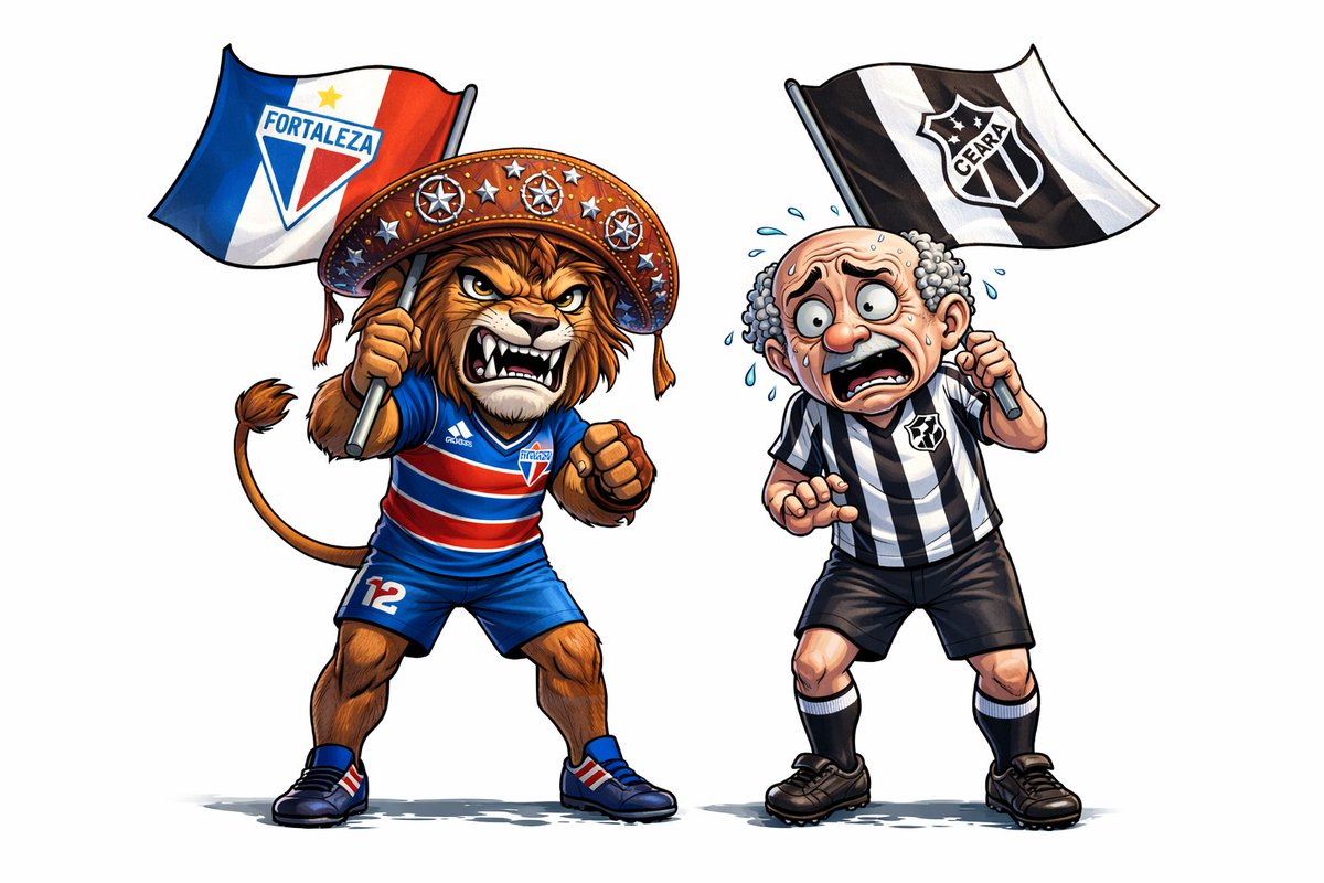 FortalezaNET's tweet photo. 🇳🇱🦁💪🏼Falta 1 dia...
1° jogo da decisão do Cearense 2026
Em busca do 47° título estadual de VERDADE!!!
Instagram: @FortalezaNET
#FortalezaEC #classicorei #FECxCSC #FORxCEA https://t.co/PjCtruy2pf